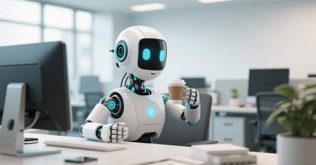 jimeng 2025 07 07 5613 please design a robot in the office drin...
